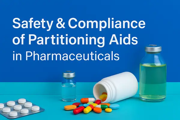 safety and regulatory considerations when using partitioning aids in pharmaceuticals